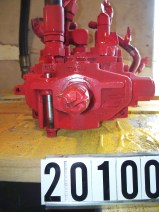 hydraulic valve control bank (side view)