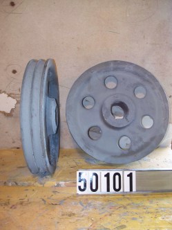 12" dia., 1  7/8" wide, 2" arbor