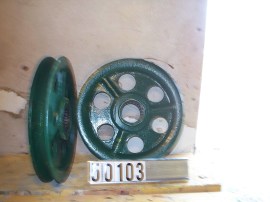 12 " dia., 1  5/8" wide, 3" arbor with roller bearings