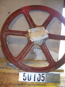 24" dia., 1  3/8" wide, 2  1/4 arbor  (#6800)